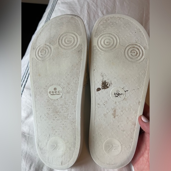 ✨ Gucci Rubber Slides – White – Size 9 ✨ - Picture 11 of 11